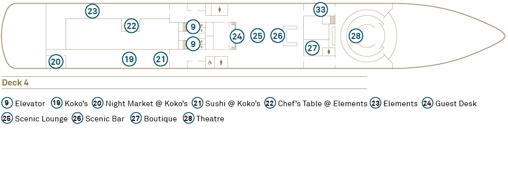 Deck 4 - Scenic Eclipse