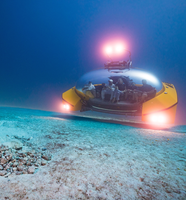 Scenic Neptune II Submersible underwater with passengers